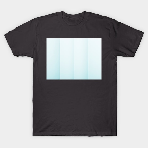 Blue Paper Folded Background T-Shirt by THP Creative